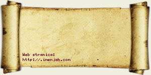 Andjelina Vasiljković vizit kartica